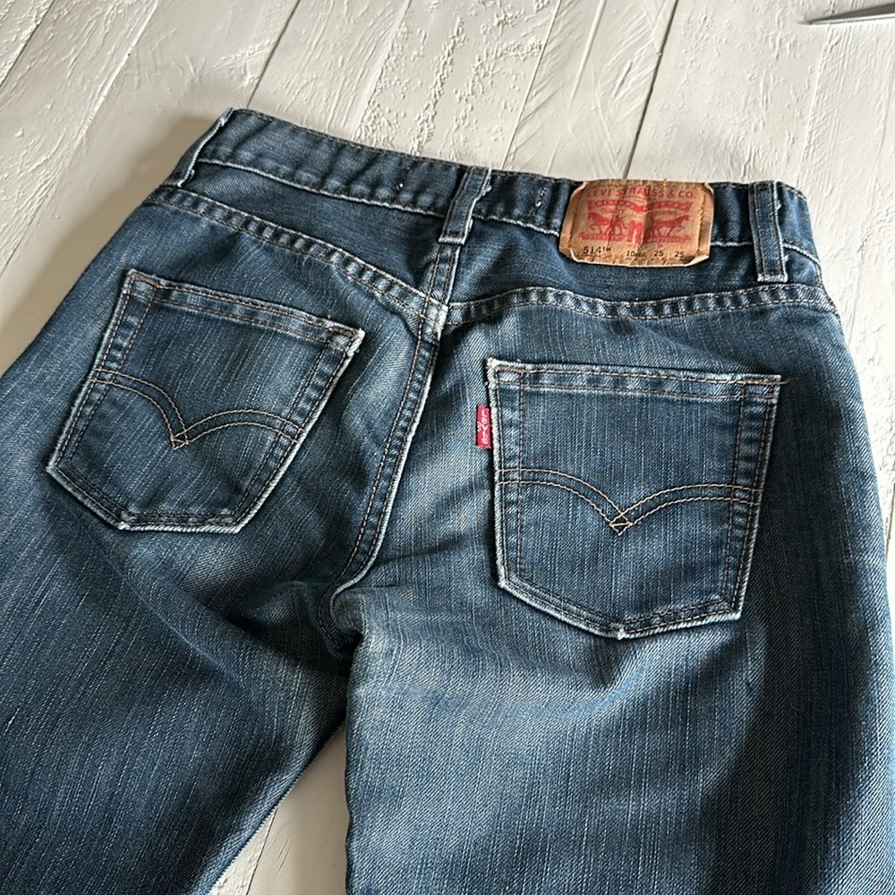 Boys 514 Levi’s Street size 10 blue wash denim